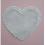 Large Heart Application to Cross Stitch